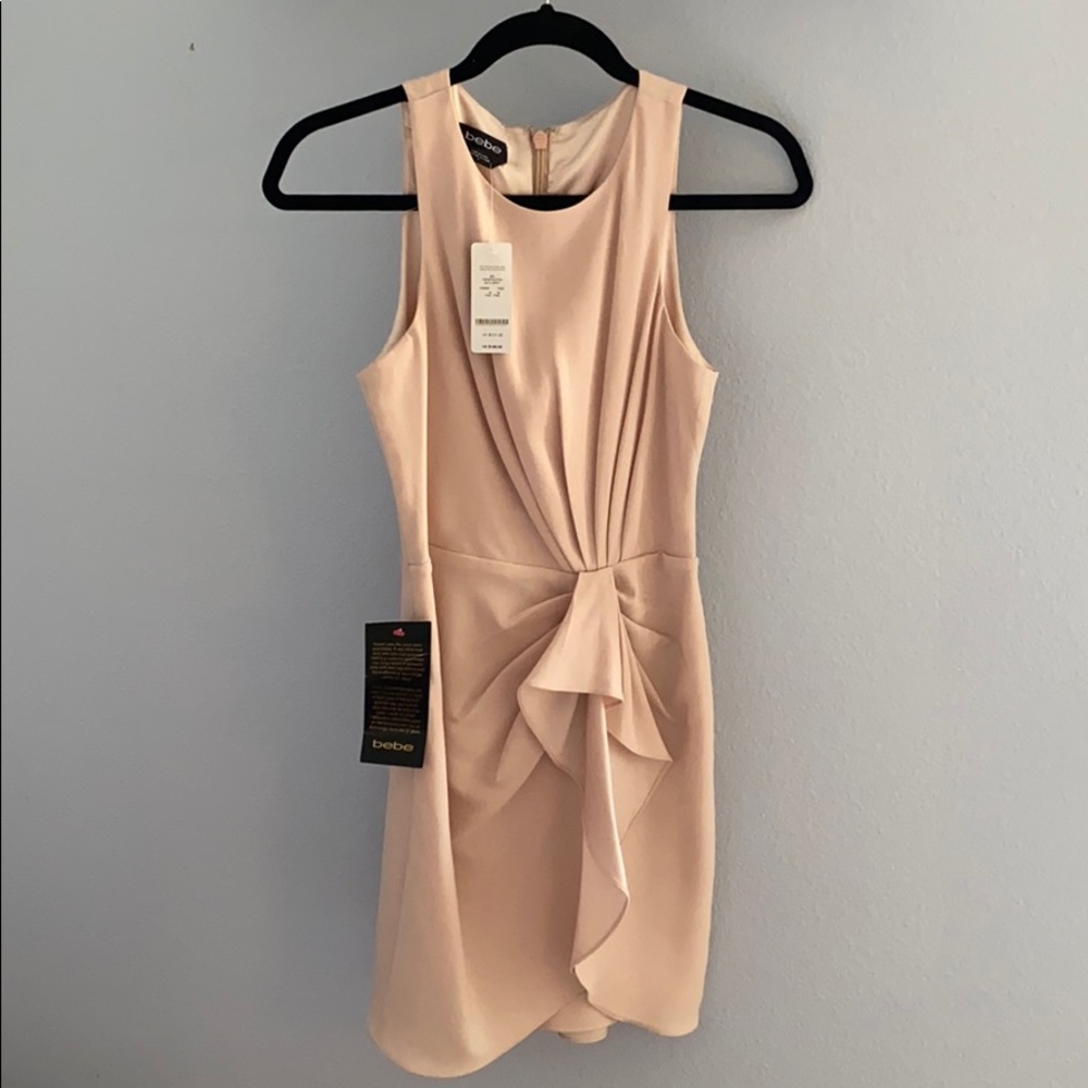 Blush pink Bebe dress size 2